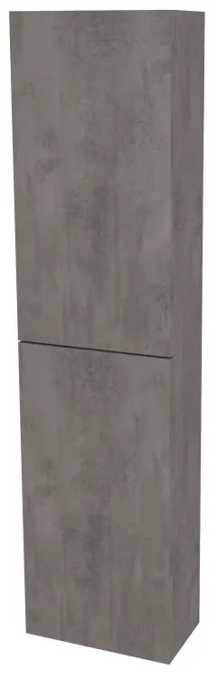 Mereo, Mereo Aira, kúpeľňová skrinka 170 cm vysoká, ľavé otváranie, Multidecor, Betón tmavosivý, MER-CN794LNBET2