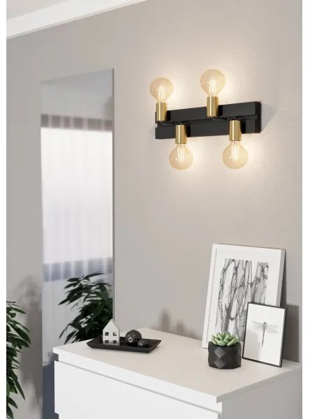 Eglo 900509 - Stropné svietidlo MACCHIONE 4xE27/10W/230V