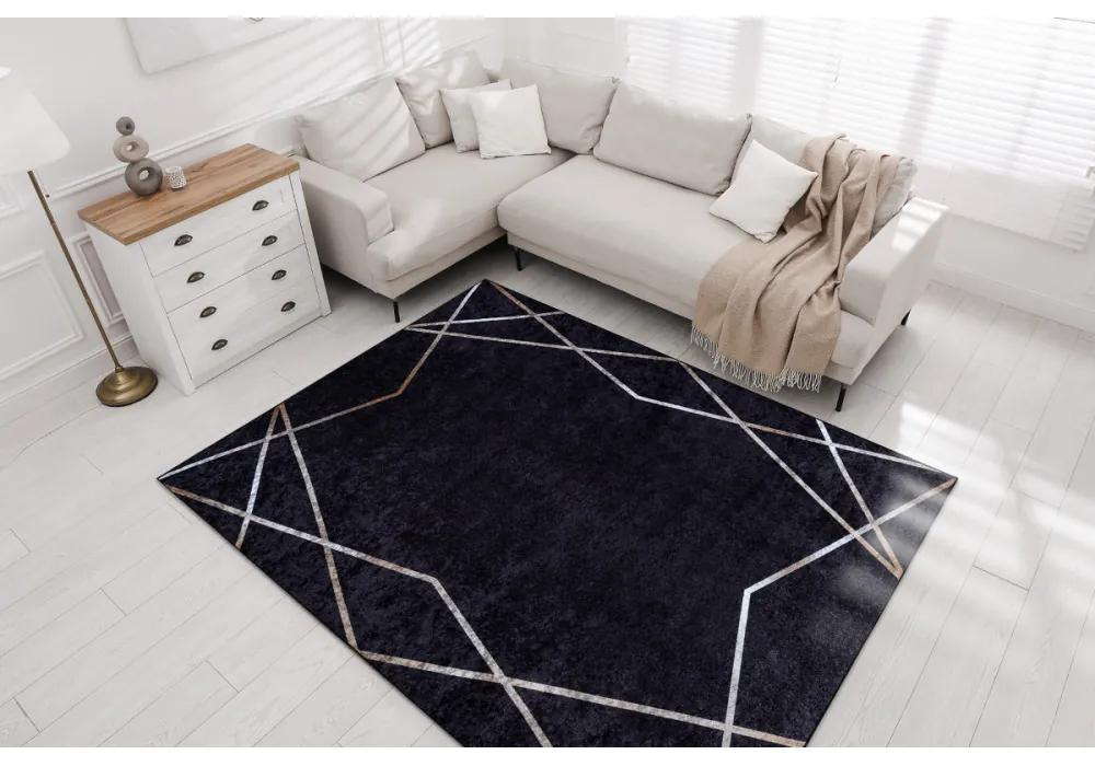 Kusový koberec Alchie čierný 160x220cm