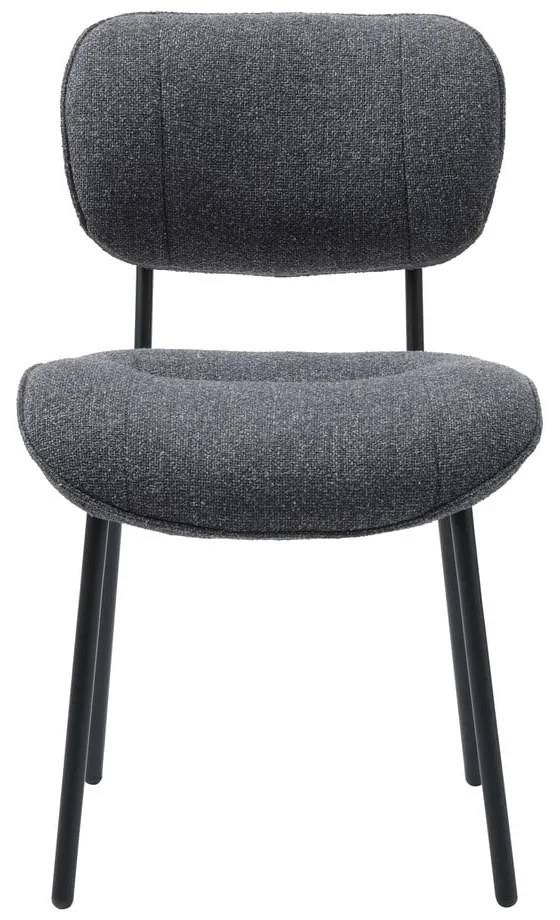 Tmavosivá jedálenská stolička Buffalo – Unique Furniture