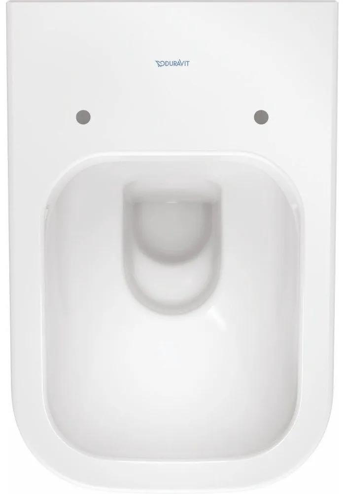 DURAVIT Happy D.2 závesné WC Rimless s hlbokým splachovaním, 365 x 540 mm, biela, 2222090000