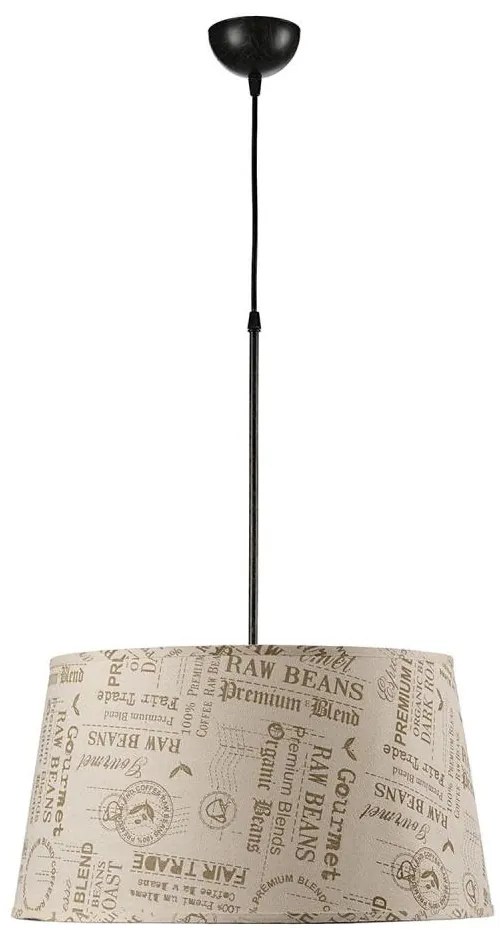 ONLI - Luster na lanku MAIDA 1xE27/15W/230V pr. 50 cm hnedá