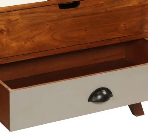 vidaXL Komoda z akáciového dreva 115x35x86 cm-