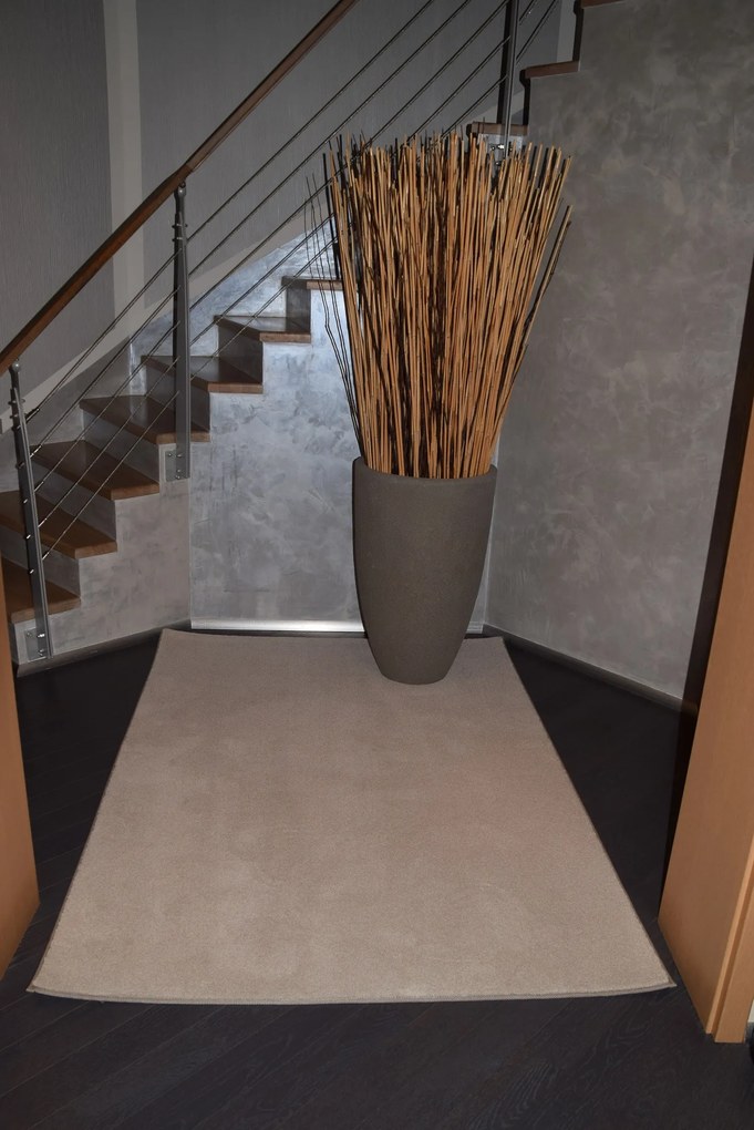 Lano, Kusový koberec Supersoft s bordurou 250 béžový, 200x290, béžová, spálňa