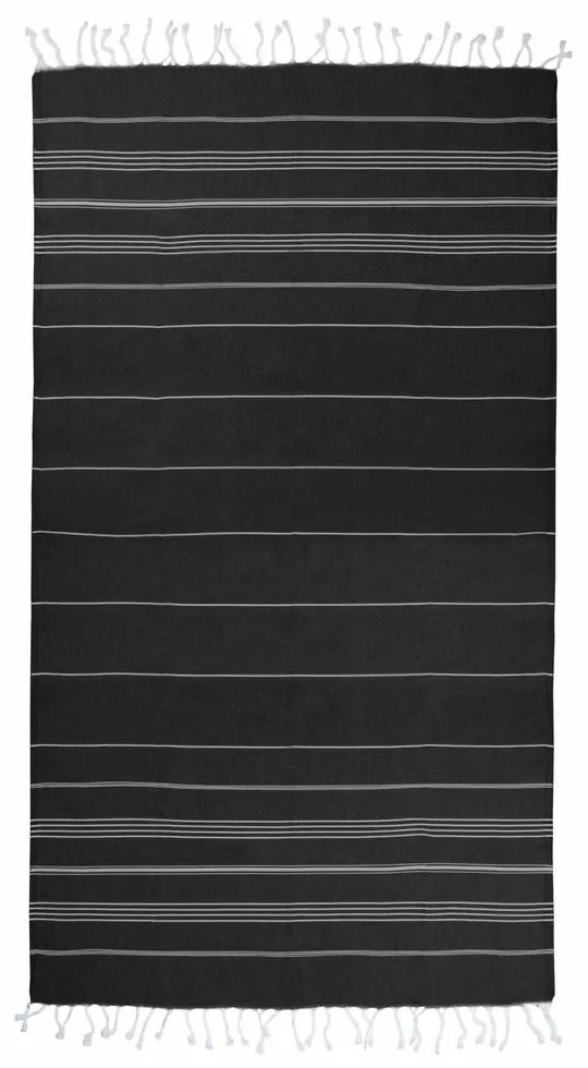 The One Towelling Plážová osuška Hamam Sultan - Modrá / biela | 100 x 180 cm