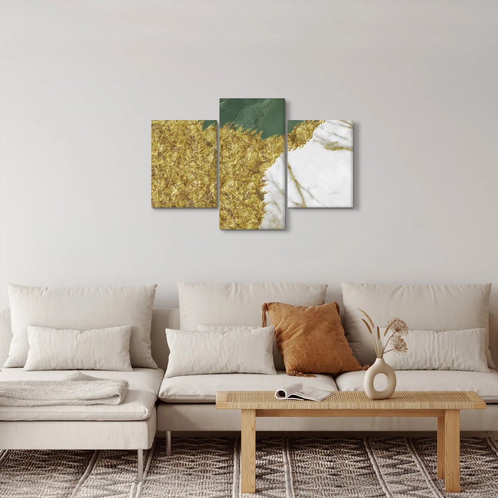 Obraz - Zelený mramor N⁰2 (90x60 cm)