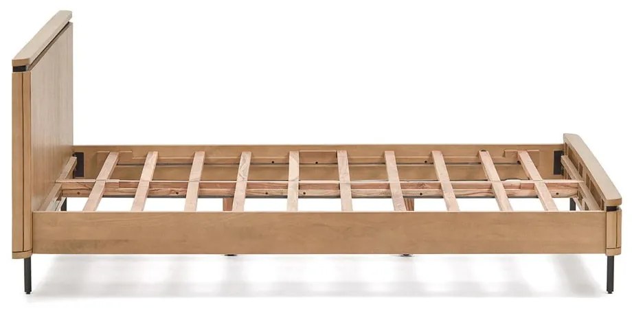 Dvojlôžková posteľ z mangového dreva s roštom 160x200 cm v prírodnej farbe Licia - Kave Home