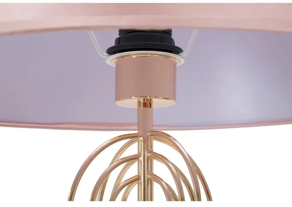 Ružová stojacia lampa Mauro Ferretti Krista