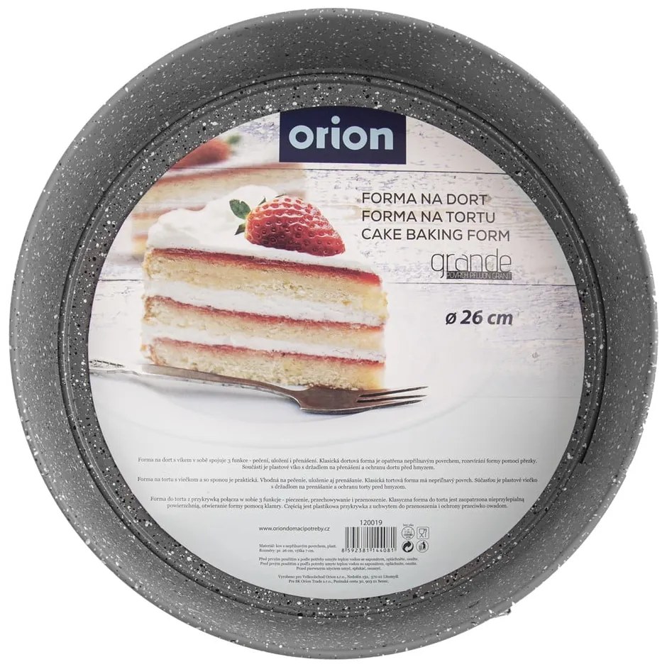 Kovová forma na pečenie torty ø 26 cm Grande – Orion