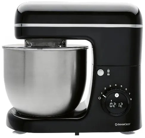 Silvercrest® Kuchynský robot SKM 600 E1, čierna (100392804)