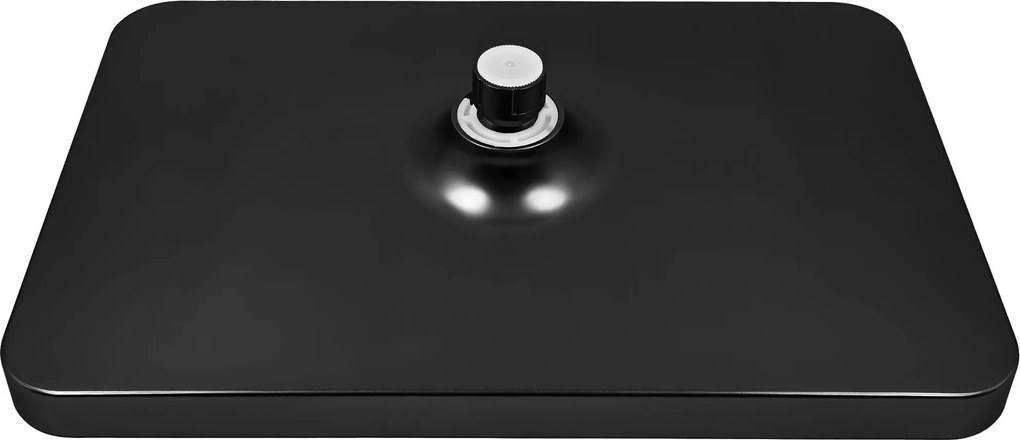 Rea Rea, obdĺžniková dažďová sprcha 380x210 mm, JS-032, čierna matná, REA-P0393