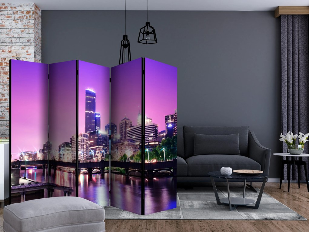 Artgeist Paraván - Purple Melbourne II [Room Dividers]