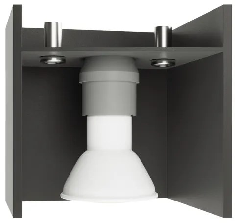 Nástenné svietidlo LORETO 1xG9/40W/230V čierna