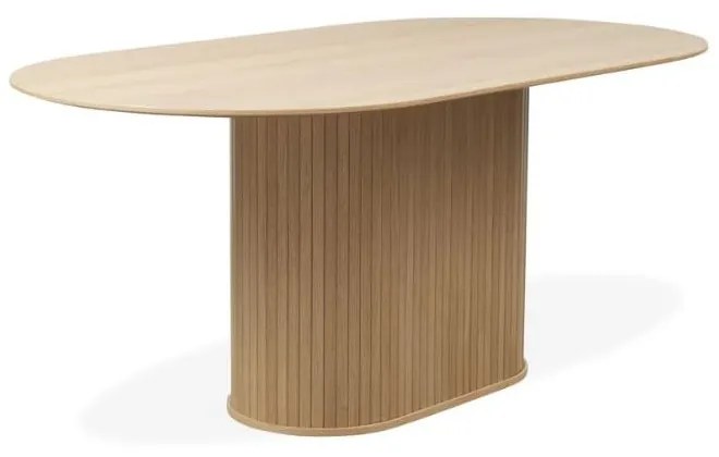 Jedálenský stôl s doskou v dubovom dekore 95x180 cm Nola – Unique Furniture