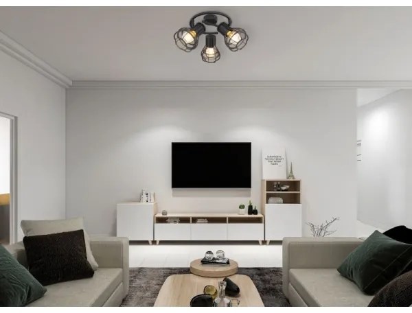 Globo 15388-3 - Bodové svietidlo CLASTRA 3xE27/40W/230V