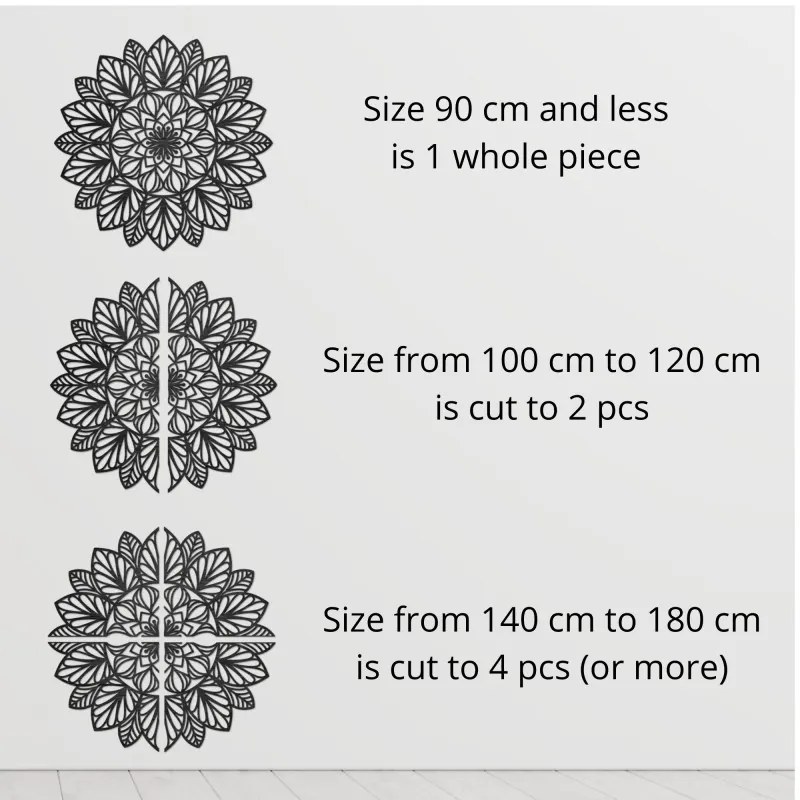 Drevená mandala na stenu, drevená dekorácia I SENTOP PR0255
