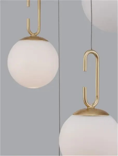 Rustikálny luster Hook 42 zlaté