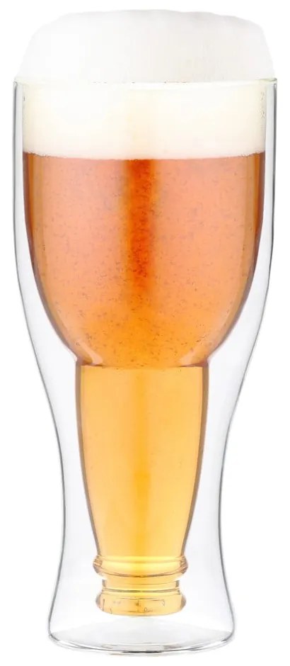 Dvojstenný pivný pohár Vialli Design, 350 ml