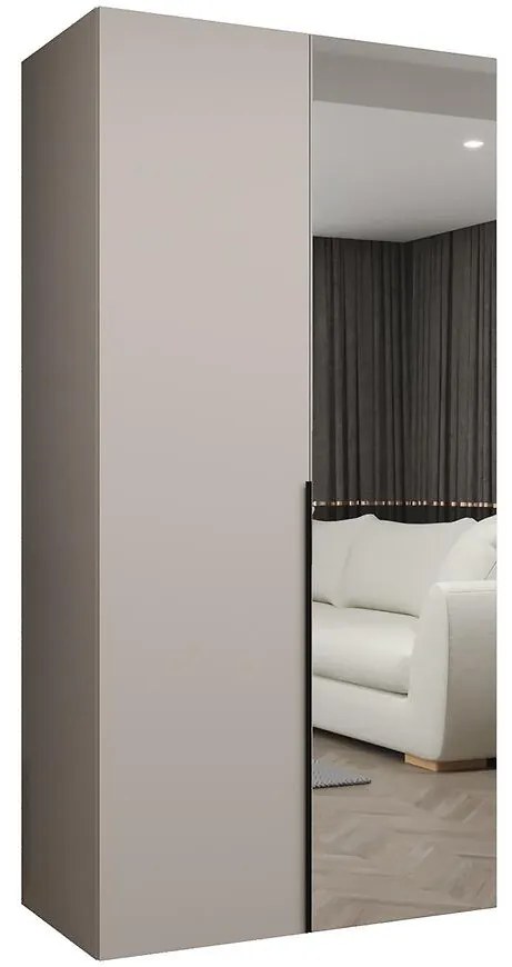 Skriňa Alicante II 100 kašmír/čierna