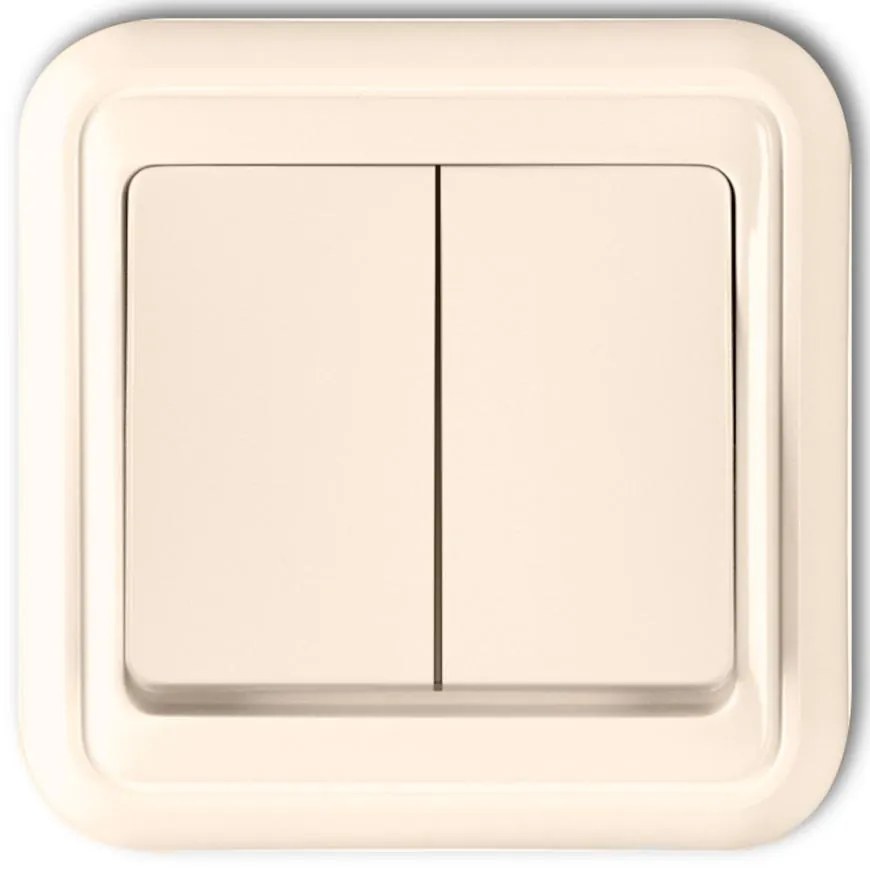 L 1WPT-2 Vypínač na svetlo Liza béžový