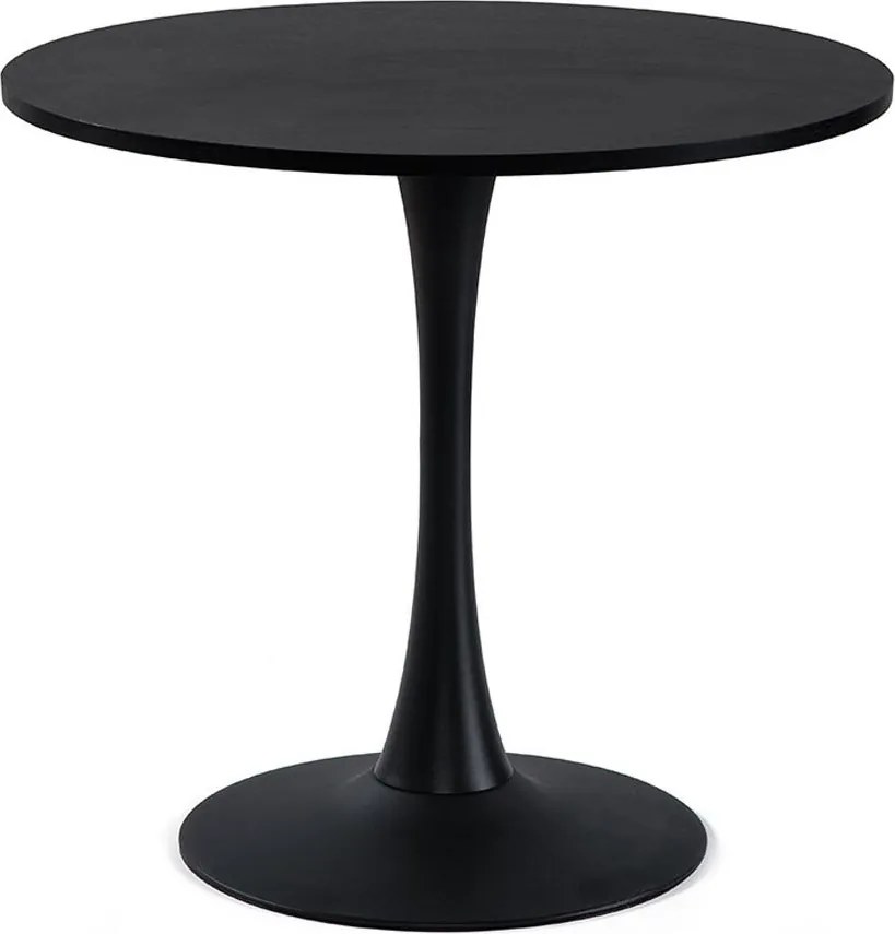 Jedálenský stôl AVENBERG ORBIS Ø80 čierny