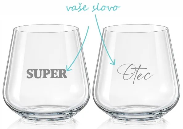 Poháre na destiláty Super otec 2 ks
