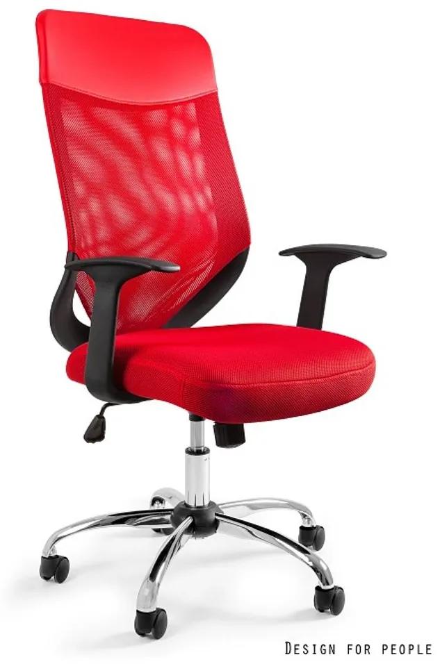 UNIQUE Kancelárska stolička Mobi Plus - červená