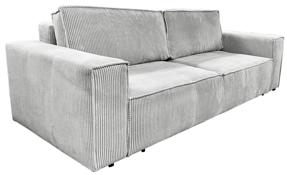 Rozkladacia pohovka, svetlosivá, HARPERA BIG SOFA