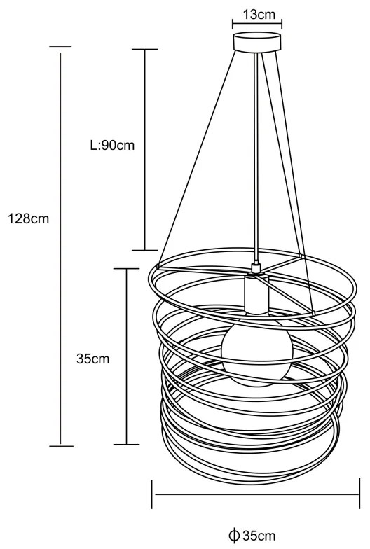 GLOBO TILLY 15640H Závesné svietidlo