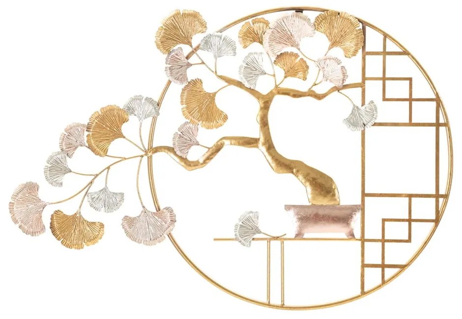 Kovová nástenná dekorácia 91,5x63 cm Nippon – Mauro Ferretti