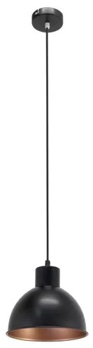 Eglo Truro led svietidlo oceľ čierna, meď 49 238