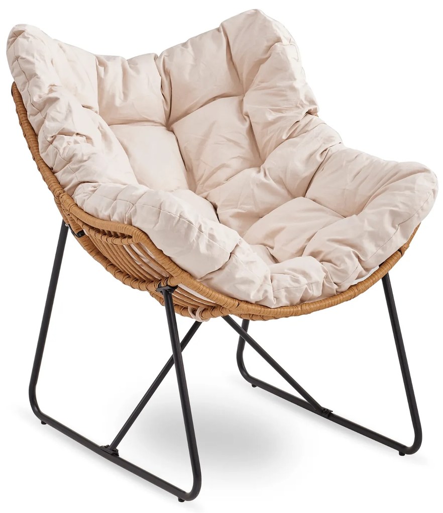 PROXIMA.store - Relaxačné kreslo FIN FARBA: čierna