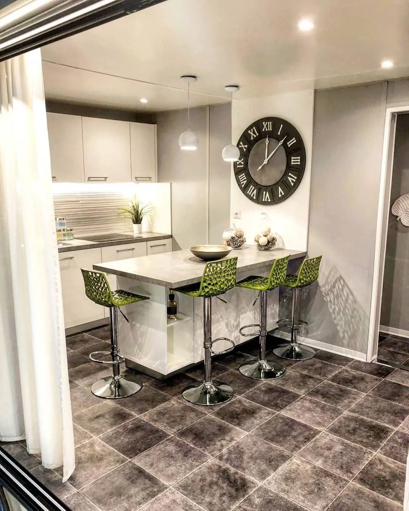 Stima Plastová barová stolička SPIDER Vyberte odtieň ->: Moka - hnedá