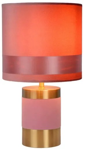 Lucide 10500/81/66 - Stolná lampa EXTRAVAGANZA FRIZZLE 1xE14/40W/230V ružová