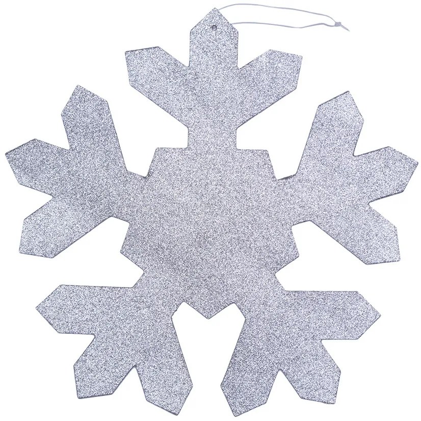 DECOLED Snehová vločka I, priemer 40 cm, strieborná