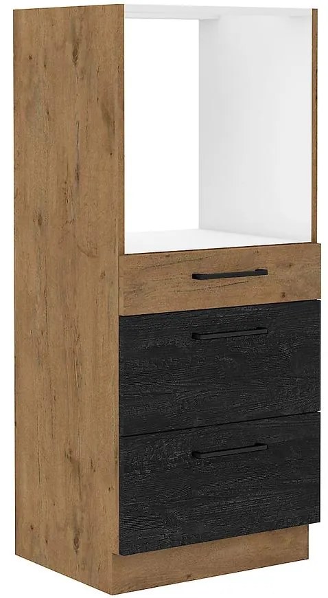 Kuchynská skrinka VIGO Dark 60 DPS-145 3S BB MB