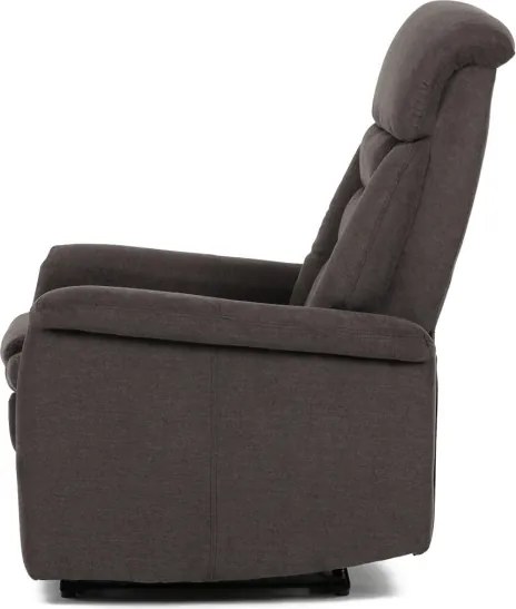 Polohovacie kreslo hnedé elektrické TV-925 BR2