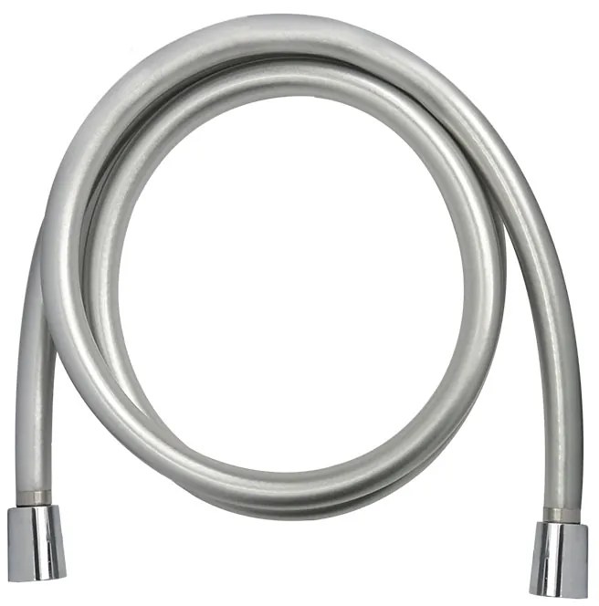 Mereo Mereo, Sprchová súprava, jednopolohová sprcha, posuvný držiak, šedostrieborná hadica, nerez/plast/chrome, MER-CB920Q