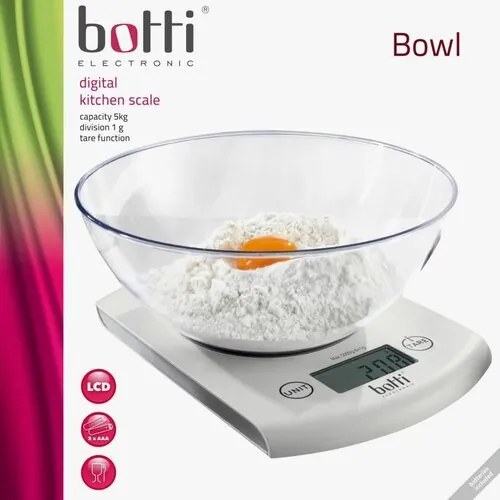 Botti PT-860 digitálna kuchynská váha Bowl