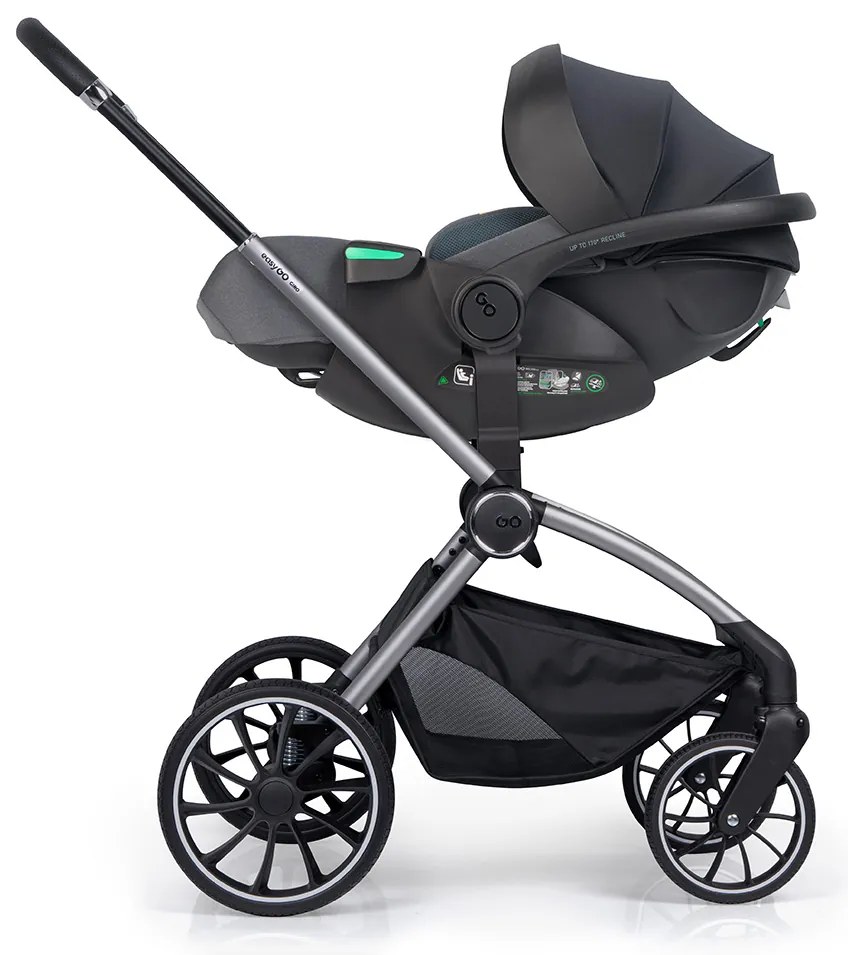 Súprava autosedačky EasyGo Buz Xtd Pro a Buz Pro Body 2 v 1 Granito