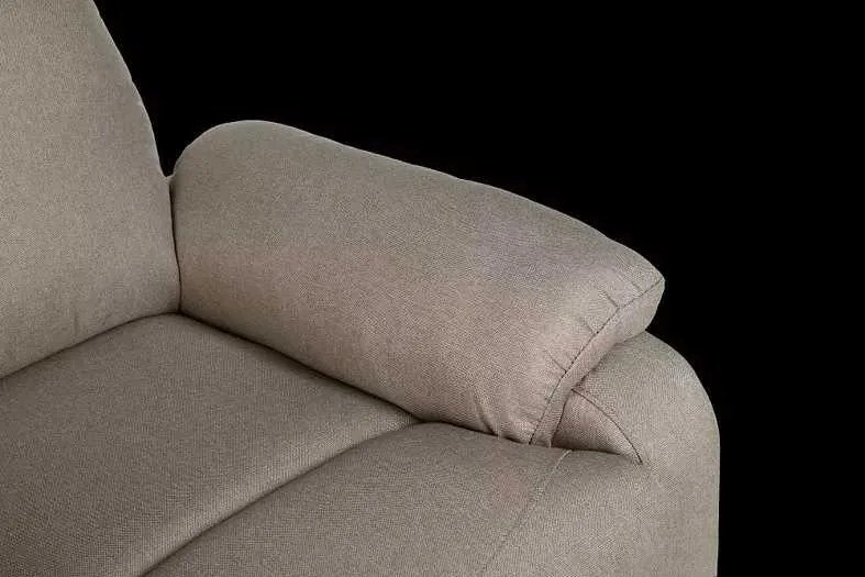 LuxuryForm DESIGN Televízne kreslo CARLOS s polohovaním - béžové