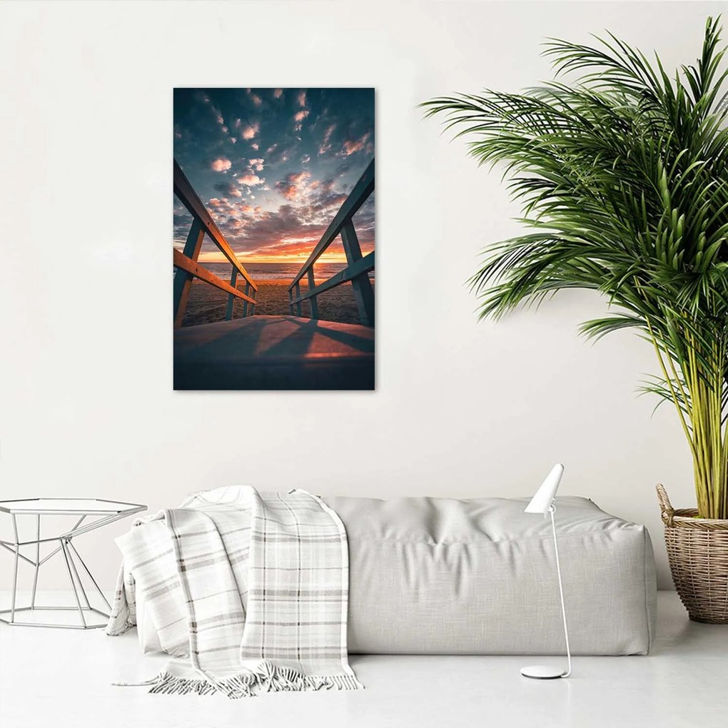Gario Plagát Výlet na pláž Farba rámu: Bez rámu, Rozmery: 30 x 45 cm