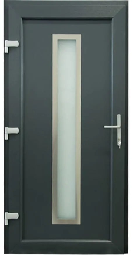 Dvere vchodové Colombo D29 90L 98x198x7 antracit