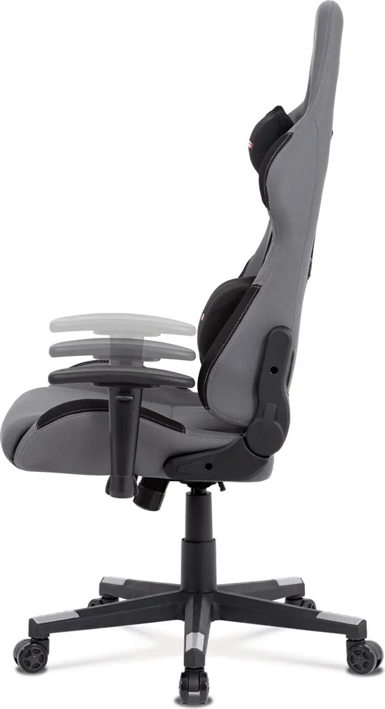 Kancelárska stolička KA-F05 GREY Farba: Sivá
