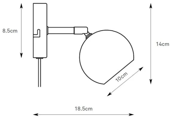Markslöjd 108985 - Nástenné bodové svietidlo POP 1xGU10/7W/230V zelené