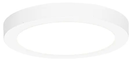 Zapustené alebo povrchové bodové svetlo biele 18 cm vrátane LED 3-stupňové stmievanie na teplé - Trans