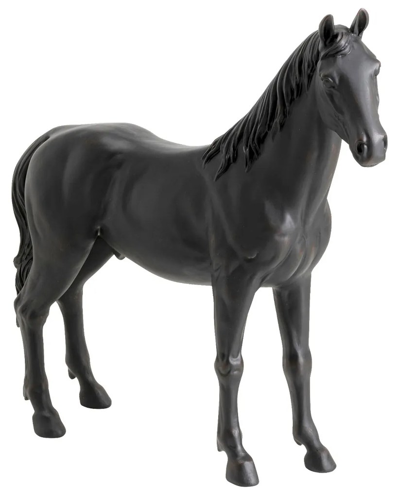 Cavallo soška čierna 82 cm