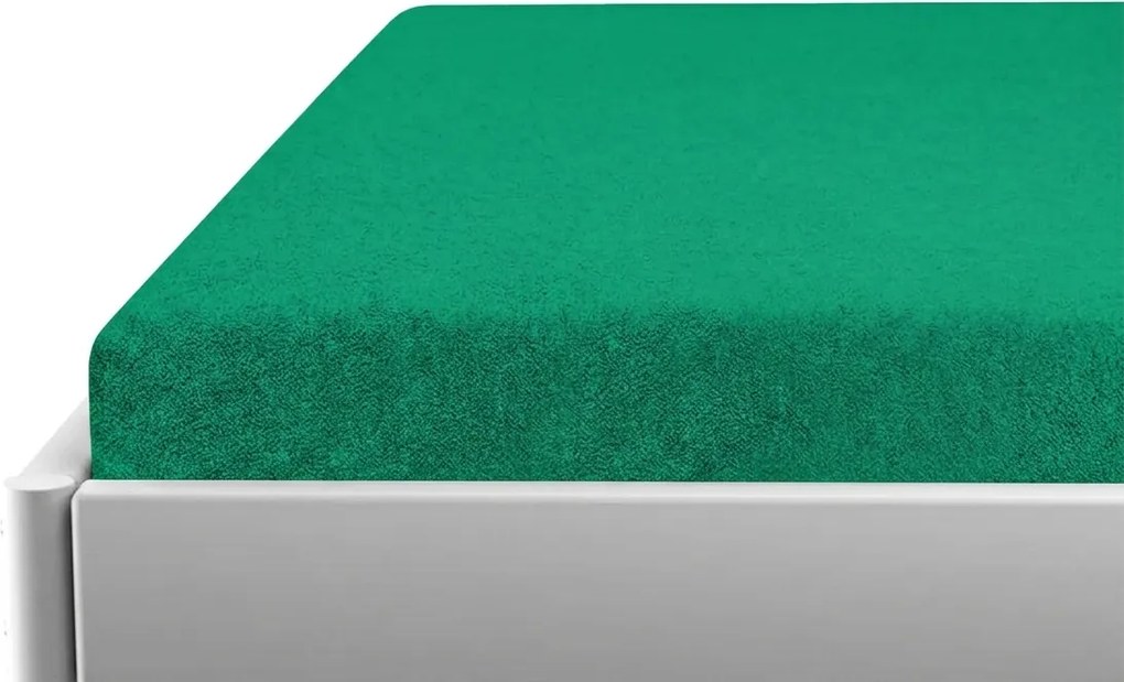 Froté plachta do detskej postieľky PREMIUM 60x120 cm mentolová