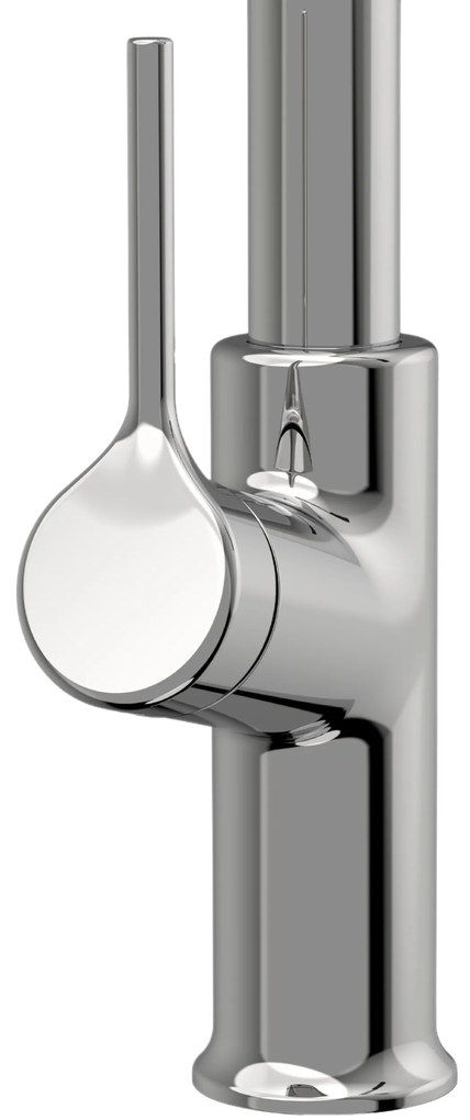 Invena Farsala, drezová batéria s výsuvnou 2-funkčnou výlevkou h-433, chrómová, INV-BZ-40-U01-S