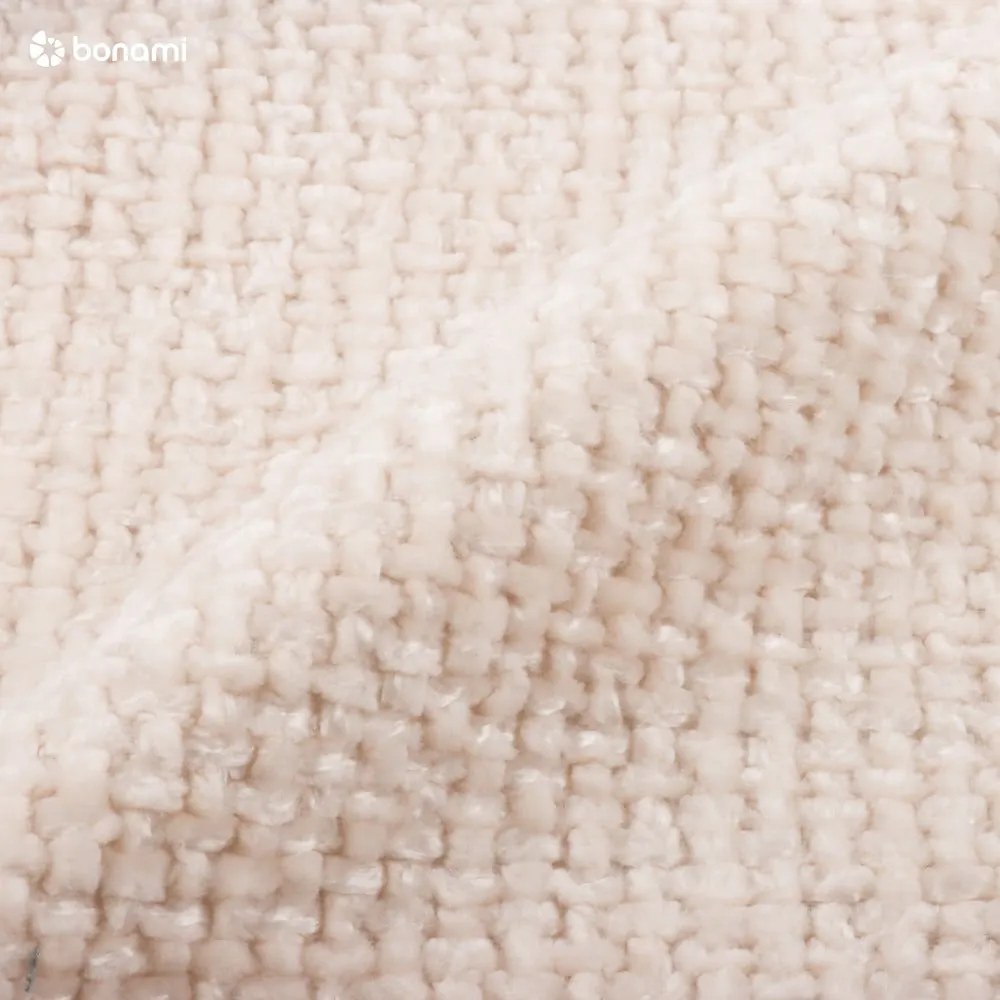 Krémovobiely modul pohovky (pravý roh) Lupine – Micadoni Home